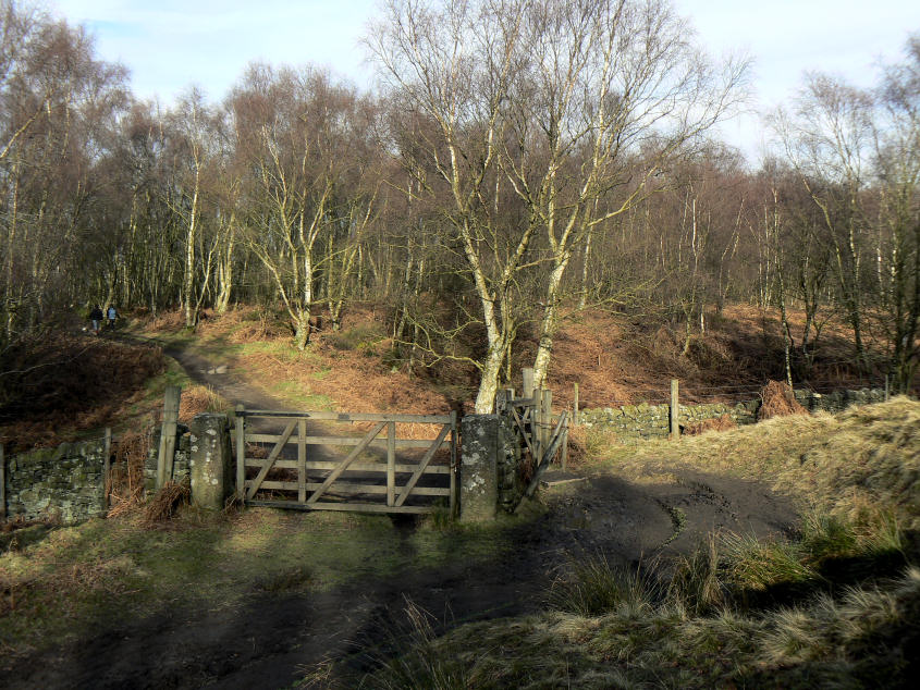 Froggatt Edge path Froggatt Edge path